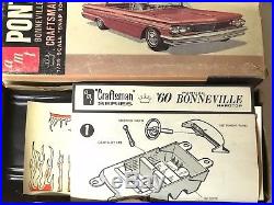 Vintage Amt 1960 Bonneville Hardtop Model Craftsman Series Complete New Nib