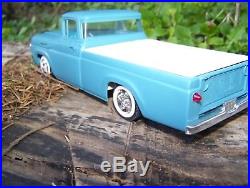 Vintage Amt 1960 Ford F-100 Assembled Kit Truck Trailer Box And Instructions