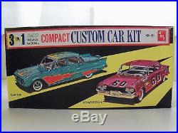 Vintage Amt 1960 Ford Falcon 3 In 1 Compact Custom Car Model Kit (complete)