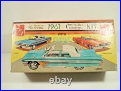 Vintage Amt 1961 Mercury Convertible K-311 Model Kit Complete 125 Nice L@@k