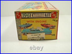 Vintage Amt 1961 Mercury Convertible K-311 Model Kit Complete 125 Nice L@@k