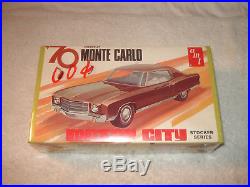 Vintage Amt 1970 Chevy Monte Carlo 1/25 Plastic Model Car Kit Original Sealed