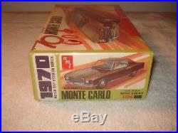 Vintage Amt 1970 Chevy Monte Carlo 1/25 Plastic Model Car Kit Original Sealed
