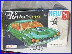 Vintage Amt 1974 Ford Pinto 1/25 Scale Kit Factory Sealed T-370