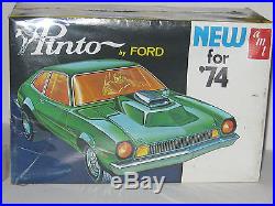 Vintage Amt 1974 Ford Pinto 1/25 Scale Kit Factory Sealed T-370
