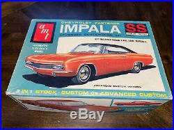 Vintage Amt'65 Chevrolet Impala Ss Fastback (3-in-1) Model Kit