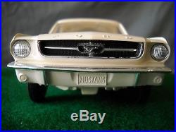 Vintage Amt Dealer Promo Model Car 1965 Ford Mustang With Box Fomoco Advertiser