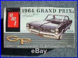 Vintage Amt Kit 1964 Pontiac Grand Prix Model Kit Number 6654-200
