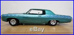 Vintage Amt Mpc 1969 Chevrolet Impala Model Car. Built And Painted Nice. Blue