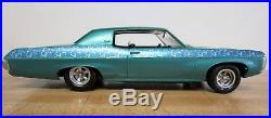 Vintage Amt Mpc 1969 Chevrolet Impala Model Car. Built And Painted Nice. Blue