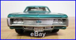 Vintage Amt Mpc 1969 Chevrolet Impala Model Car. Built And Painted Nice. Blue