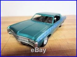 Vintage Amt Mpc 1969 Chevrolet Impala Model Car. Built And Painted Nice. Blue