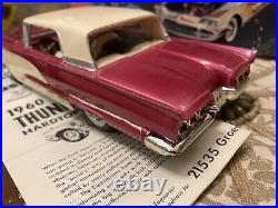 Vintage Built Annual Screw AMT 1960 Ford Thunderbird Ht Model Kit Original Box