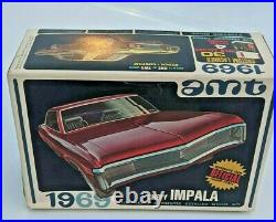 Vintage COMPLETE UNBUILT AMT 1969 Chevy Impala SS #Y909-200 Annual