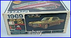 Vintage COMPLETE UNBUILT AMT 1969 Chevy Impala SS #Y909-200 Annual