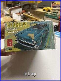 Vintage Car Model Kit Original Amt 57 Chevy Pepper Shaker Sealed Kit
