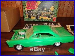 Vintage Early AMT'65 Ford Galaxie Jolly Green Gasser 1/25 RARE #T334 Drag Car