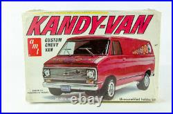 Vintage Factory Sealed Model Car Kit AMT # T246 Kandy-Van Custom Chevy Van