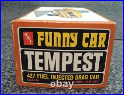 Vintage Funny Car Tempest 427 Fuel Injected Drag Car 1/25th Model Kit #6763