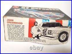 Vintage John Greenwood GT Corvette Racing AMT Model Kit #T389 1/25 Parts Sealed