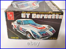 Vintage John Greenwood GT Corvette Racing AMT Model Kit #T389 1/25 Parts Sealed Vintage John Greenwood GT Corvette Racing AMT Model Kit #T389 1/25 Parts Sealed