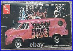 Vintage Kiss Amt Custom Chevy Van Model Kit Mib Unbuilt Vhtf Aucoin Kit 2501