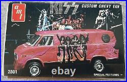 Vintage Kiss Amt Custom Chevy Van Model Kit Mib Unbuilt Vhtf Aucoin Kit 2501