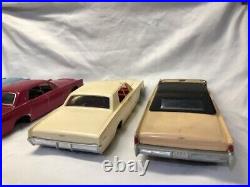 Vintage Lot 1965 66 67 68 AMT 125 Lincoln Model Cars For Parts or Restoration