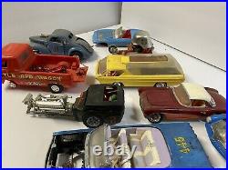 Vintage Lot Built Model Cars AMT MPC REVELL junkyard