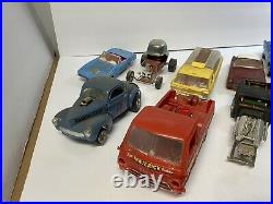 Vintage Lot Built Model Cars AMT MPC REVELL junkyard