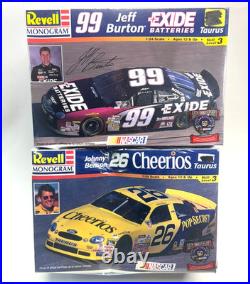 Vintage Lot of 10 BRAND NEW 124 125 NASCAR Model Cars AMT Revell Monogram NOS