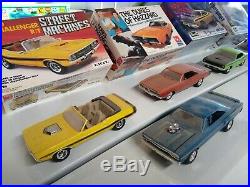 Vintage MOPAR muscle car model kits