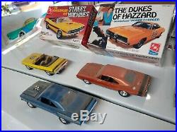 Vintage MOPAR muscle car model kits