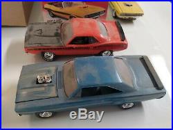 Vintage MOPAR muscle car model kits