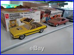 Vintage MOPAR muscle car model kits