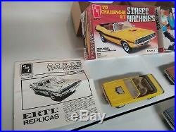 Vintage MOPAR muscle car model kits