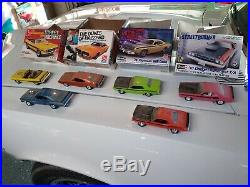 Vintage MOPAR muscle car model kits
