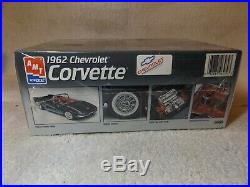 Vintage Model Kits-1962 Chevy Corvette Stingray Convertible-amt/ertl-1/25-new