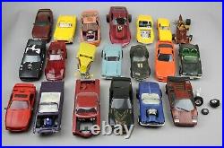 Vintage Model Plastic Cars Built Parts Junkyard Lot hot rod convertible 1/24