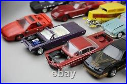 Vintage Model Plastic Cars Built Parts Junkyard Lot hot rod convertible 1/24
