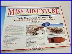 Vintage Model Shipways MISS ADVENTURE RC Racing Boat Flyer Mahogany KIT 1830