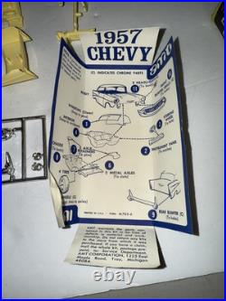 Vintage ORIGINAL 1969 AMT 57 Chevy Hardtop Mini Kit M 763 100 Plastic 57' RARE