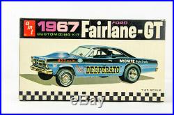 Vintage Open Box Model Car Kit AMT # 5167-170 1967 Ford Fairlane GT Desperato