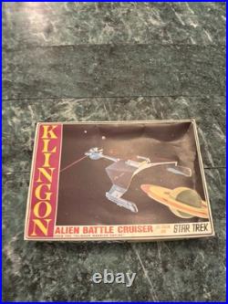 Vintage Original 1966 STAR TREK AMT Model Kit KLINGON Alien NEW open Box