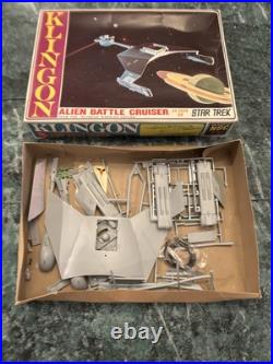 Vintage Original 1966 STAR TREK AMT Model Kit KLINGON Alien NEW open Box