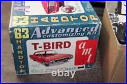 Vintage Original AMT 1963 T-Bird Ford Advanced Customizing Model Kit In Box
