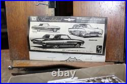 Vintage Original AMT 1963 T-Bird Ford Advanced Customizing Model Kit In Box