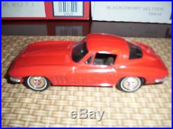 Vintage- Original AMT 1965 Red Corvette Stingray Promo Near Mint / No Box