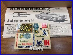 Vintage Original Amt 1/25 1965 Oldsmobile 88 Hardtop Unbuilt Model Kit # T303