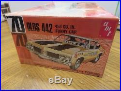 Vintage Original Amt 1/25 1970 Oldsmobile 442 Funny Car Sealed Model Kit # Y736